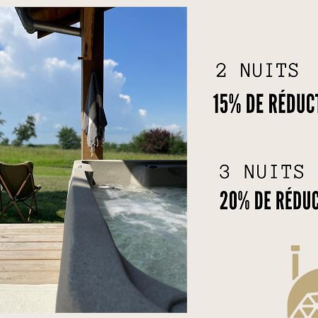 Dome Insolite Cedre Jacuzzi Et Petits Dejeuners Inclus Lagraulet-du-Gers Exterior foto
