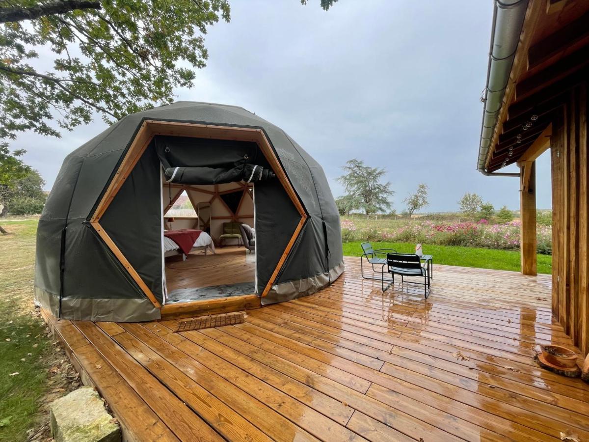 Dome Insolite Cedre Jacuzzi Et Petits Dejeuners Inclus Lagraulet-du-Gers Exterior foto