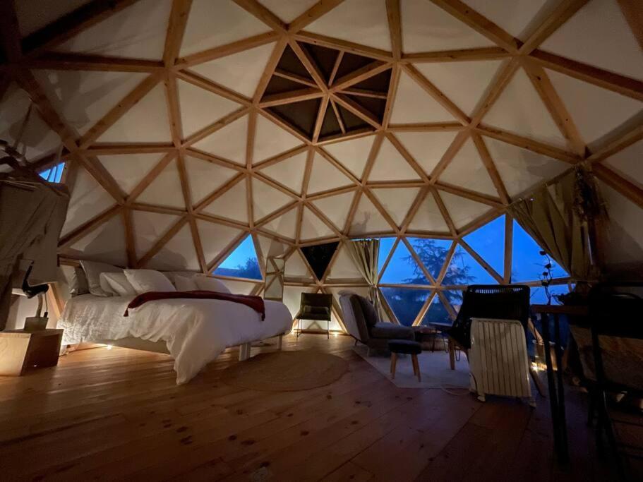 Dome Insolite Cedre Jacuzzi Et Petits Dejeuners Inclus Lagraulet-du-Gers Exterior foto