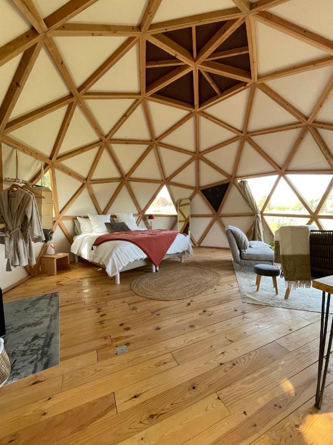 Dome Insolite Cedre Jacuzzi Et Petits Dejeuners Inclus Lagraulet-du-Gers Exterior foto